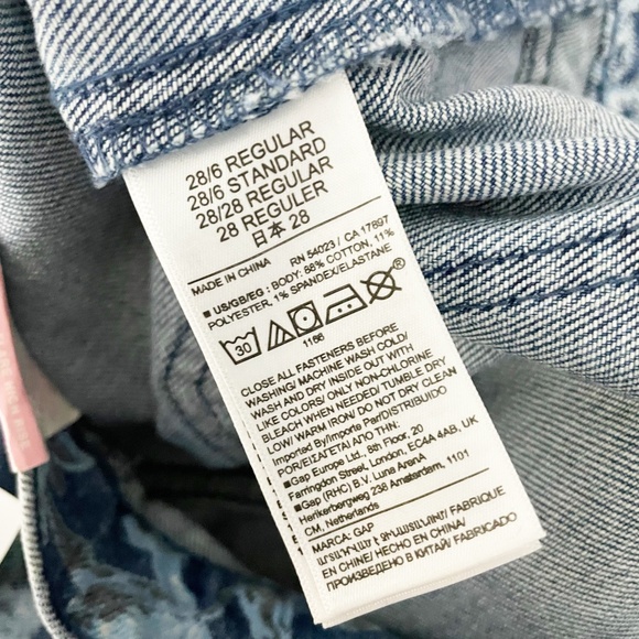 NEW LoveShackFancy x Gap '70s Flare High Rise Stretch Floral Print Denim Jeans - Picture 3 of 4